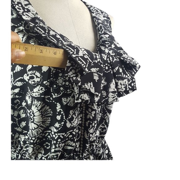 BeBop Women Dress Black White multi color Summer Sun Light - Picture 3 of 11